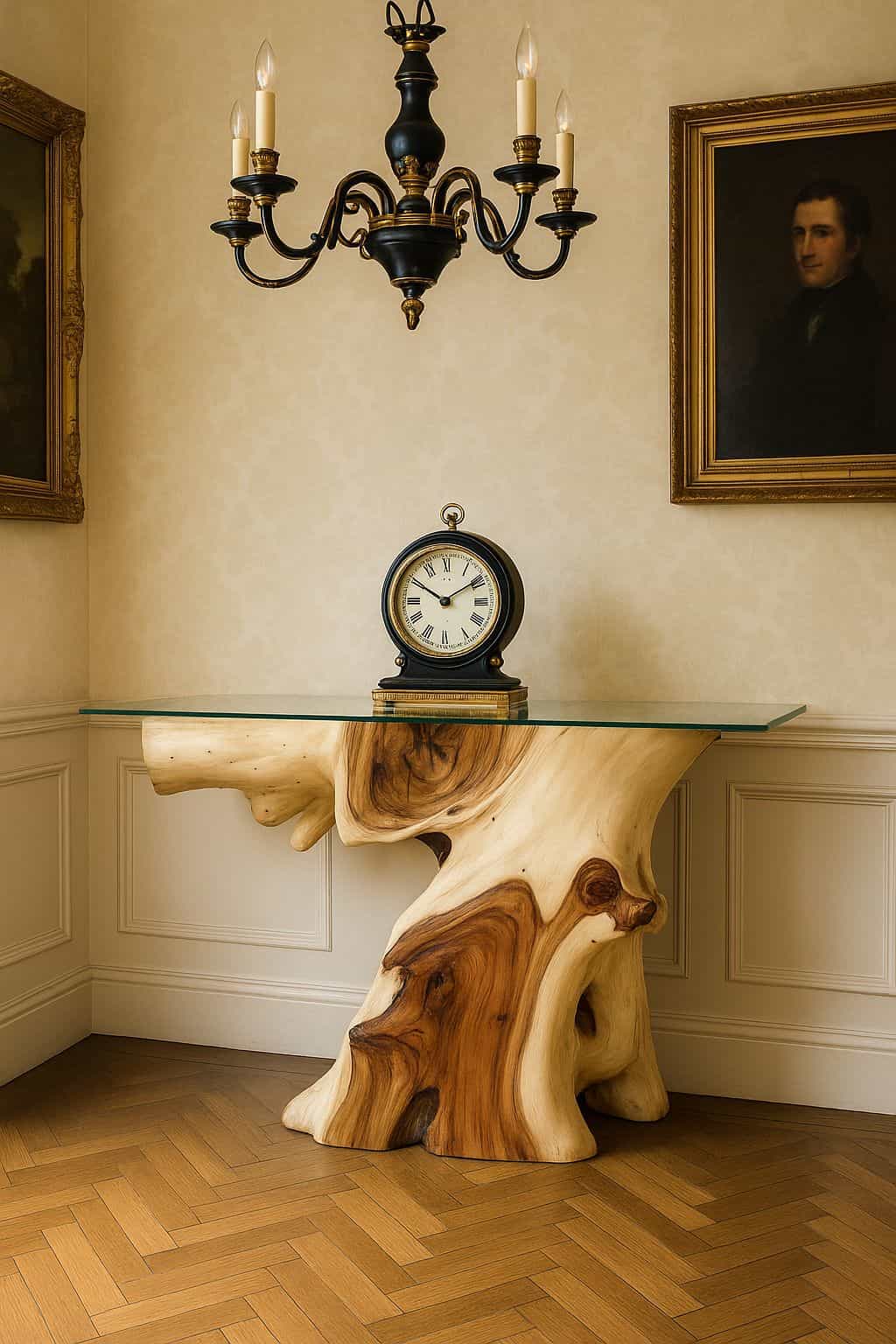 Teak Root Console Tables