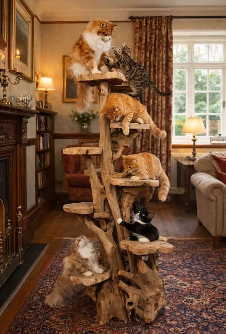 Teak Root Cat Trees