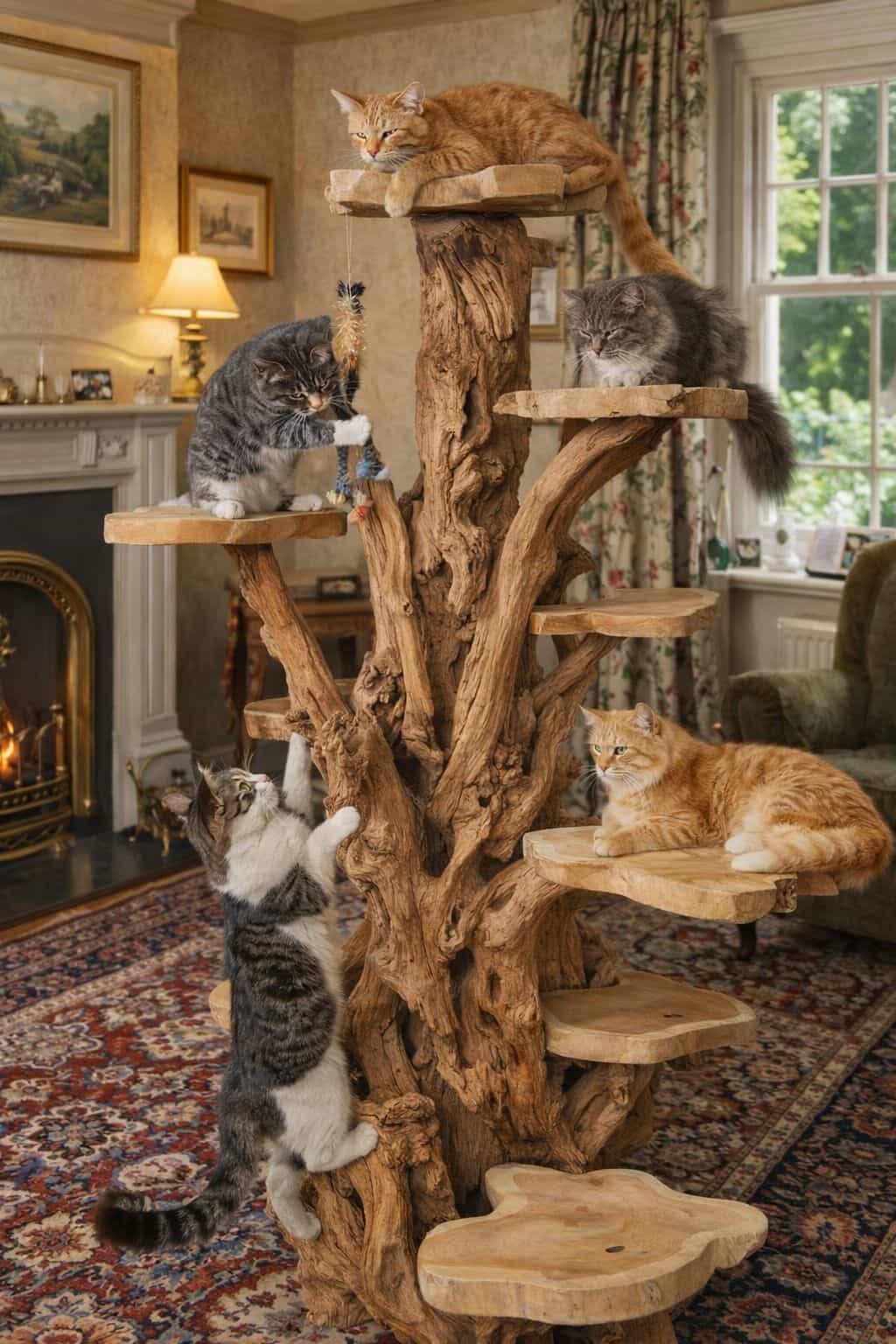 Teak Root Cat Trees